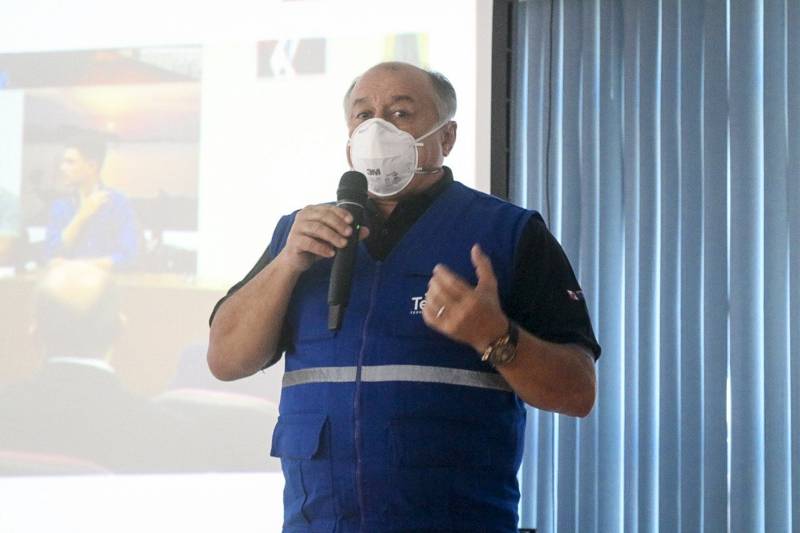 Coronel Marcos Lopes, diretor das Usinas da Paz.