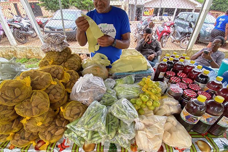 Lembrança da Feira Agroecológica realizada no campus da Uepa, em Marabá, 2019.