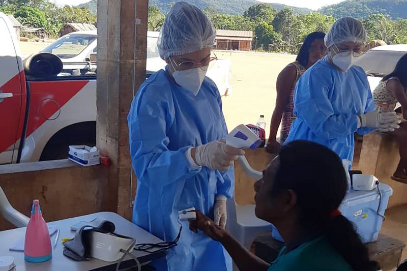 Ação alertou  sobre a importância da vacina contra a Covid-19 e Influenza