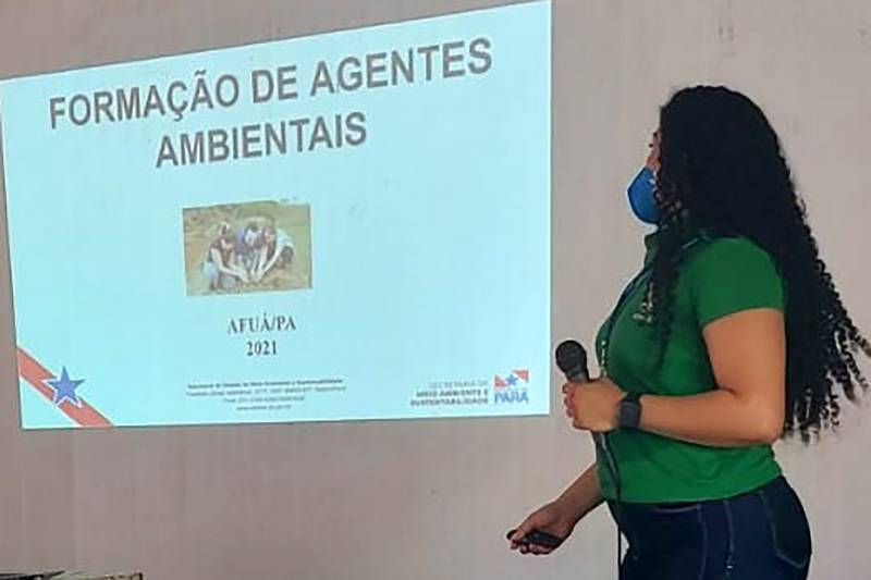 tttttttCurso de educação ambiental em Afuá 