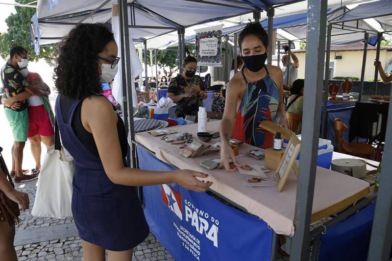A programação movimentou a feirinha e os museus do Complexo Feliz Lusitânia, na Cidade Velha