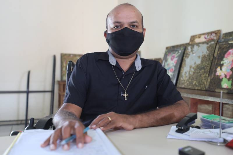 Gleison Rogério Monteiro de Macedo, presidente do Instituto de Pessoas com Deficiência de Ananindeua
