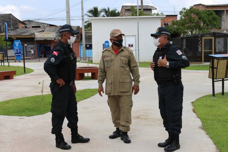 tttttttttttPoliciais Militares e Bombeiros participaram da vistoria