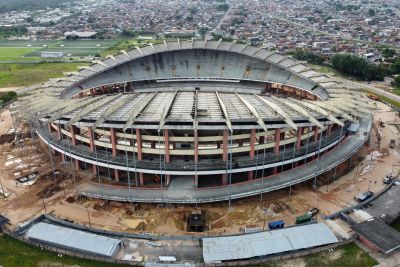 notícia: Obras do Mangueirão devem ser concluídas até dezembro