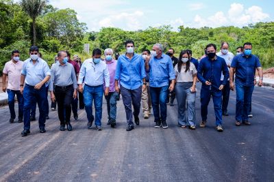 notícia: Estado e Prefeitura de Santarém avançam as obras de prolongamento da Avenida Moaçara