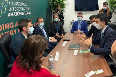 notícia: Consórcio Amazônia Legal assina Memorando de Entendimento em Glasgow