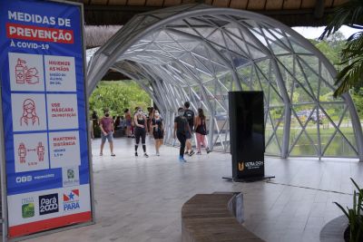 notícia: Parque do Utinga alerta para o cumprimento das medidas de prevenção à Covid-19