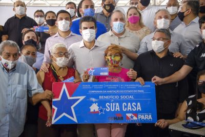 notícia: Total de 700 famílias são contempladas com o Programa Sua Casa, em Belém
