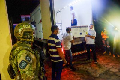 notícia: Em 12 horas, primeiros lotes de vacinas chegam aos Centros Regionais de Saúde do Pará 