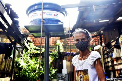 notícia: Mais de três mil caixas d'águas são instaladas em Belém pelo Governo do Pará