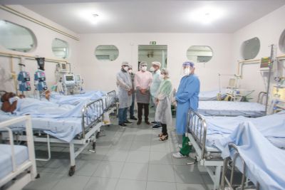 galeria: Estado entrega em Ananindeua 10 leitos exclusivos para pacientes de Covid-19
