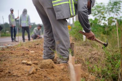 notícia: Obras estaduais geram empregos diretos e indiretos aos paraenses