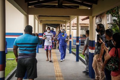 notícia: Em dois meses, Hospital de Campanha de Santarém recupera 274 pacientes de Covid-19