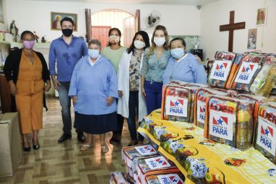 notícia: Estado entrega mais 280 cestas de alimentos a cinco abrigos na Região Metropolitana