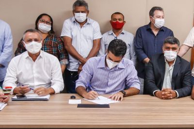 galeria: Governo assina ordem de serviço para reconstrução do Terminal Hidroviário de Muaná