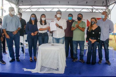 notícia: Estado começa modernização de 30 km da  PA-124 entre São João de Pirabas e Salinas