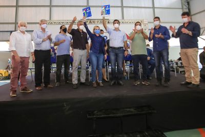 notícia: Em Placas, Estado anuncia investimentos e obras nas áreas de esporte, assistência social e cultura