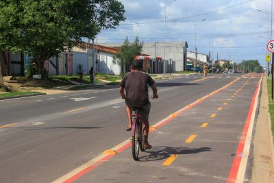 notícia: Estado entrega obras de pavimentação e urbanização da nova Avenida Brasil, em Castanhal
