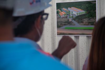 Maquete da obra, que vai incrementar o turismo no Oeste do Pará