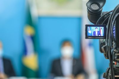 notícia: Governo credencia imprensa para coletiva sobre vacinação contra a Covid-19 no Pará