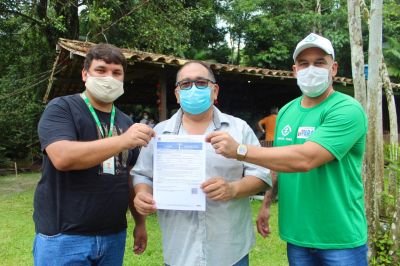 notícia: Emater apresenta, a empresários, tecnologia pioneira de criação de pirarucu