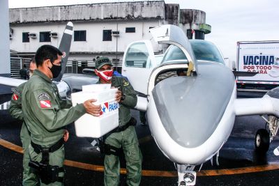 notícia: Grupamento Aéreo decola com novas doses de vacinas para o interior do Pará