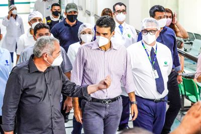 notícia: Comitiva do Governo visita Hospital Regional do Baixo Amazonas
