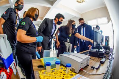 notícia: Governo entrega moderno equipamento de análises químicas, estratégico à perícia científica