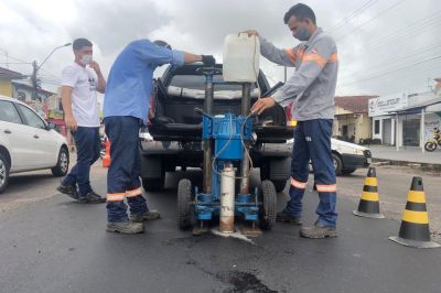 notícia: Estado avança com as obras de manutenção e conservação da PA-320