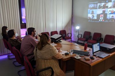 notícia: Hemopa realiza videoconferência para maior integração na hemorrede estadual