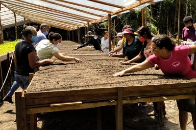 notícia: Emater orienta agricultores sobre produção de hortaliças em sistema protegido