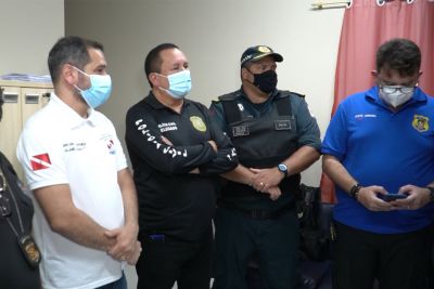 notícia: Representantes da Segurança Pública acompanham investigações em Mãe do Rio