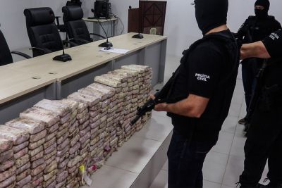 notícia: Polícia do Pará apreende em Castanhal mais meia tonelada de entorpecente