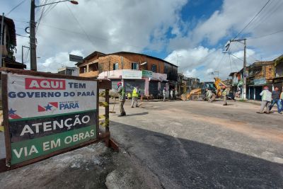 notícia: NGTM executa serviços emergenciais na rua Ajax de Oliveira, no Bengui