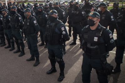 notícia: Candidatos ao cargo de oficial da Polícia Militar do Pará realizam prova neste domingo