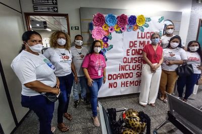 notícia: Hemopa conta com parcerias para homenagear às mulheres com a doação de sangue