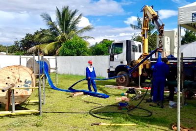 notícia: Obra do novo sistema de água avança em Santarém, no Baixo Amazonas 