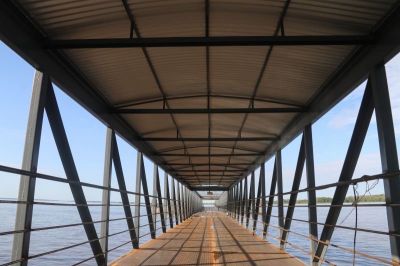 notícia: Terminal Hidroviário de Almeirim será entregue neste semestre pelo Governo do Estado