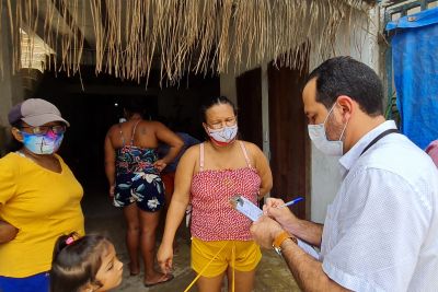 notícia: Cohab atende famílias vítimas de vendaval em Belém