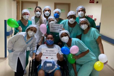 notícia: Sespa destaca recuperação de pacientes de Covid-19 em hospitais da rede pública