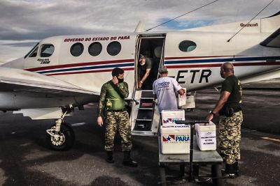 notícia: Graesp inicia nova distribuição de imunizantes para o interior do Pará 