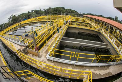 notícia: Estação de Tratamento Bolonha completa um ano de reconstrução com abastecimento de qualidade