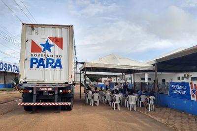 notícia: Moradores de Uruará são atendidos pela Policlínica Itinerante no sudoeste do Pará