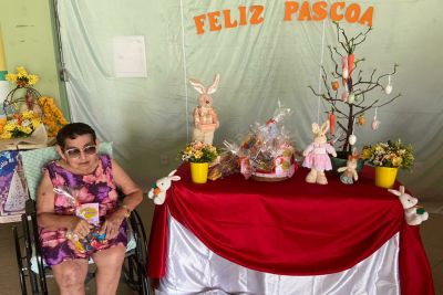 notícia: Acolhidos em abrigos estaduais celebram a Páscoa com programação especial