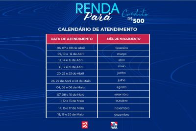 notícia: Governo do Estado inicia, nesta sexta, pagamento do benefício de R$500 para nascidos em março