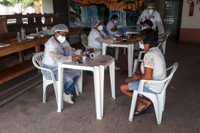 notícia: Policlínica Itinerante segue no interior do Estado para atender pacientes com sintomas leves e moderados da Covid-19