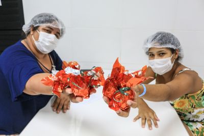 notícia: Maternidade promove 'Oficina de Chocolate' para mulheres que acompanham filhos internados