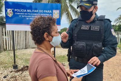 notícia: PM-PA tem papel decisivo no combate à pandemia