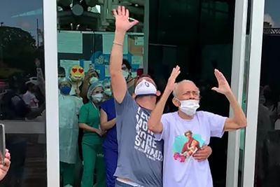 notícia: Mais de quatro mil pacientes recebem alta do Hospital de Campanha do Hangar  