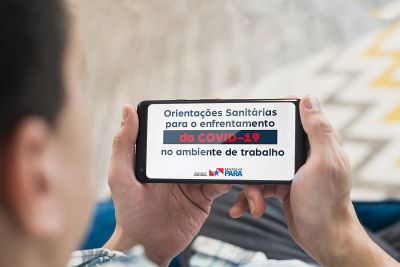 notícia: Sespa edita cartilha para reduzir contágio de Covid-19 no ambiente de trabalho